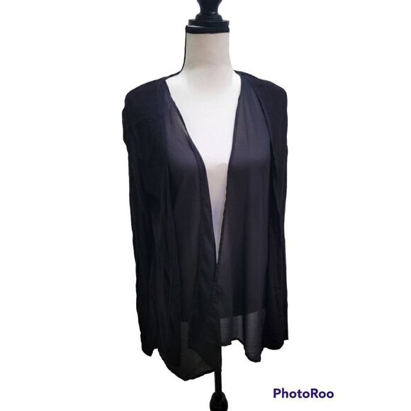 Simply Vera by Verawang Size M Open Front Cardigan Layered, Thin, Sheer Layer - Picture 1 of 7